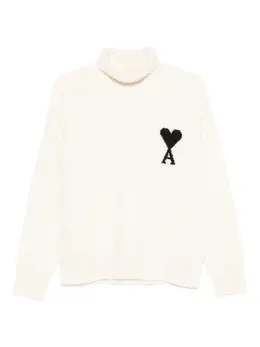 AMI Paris: Белый свитер 