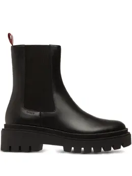 Bally: Чёрные ботинки 