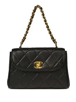 CHANEL Pre-Owned: Чёрная сумка 