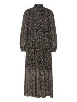 ISABEL MARANT: Платье с растительным принтом 