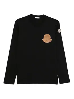 Moncler: Топ с длинным рукавом 