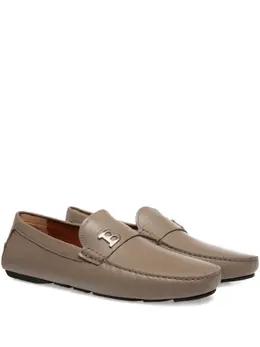 Bally: Серебристые туфли 