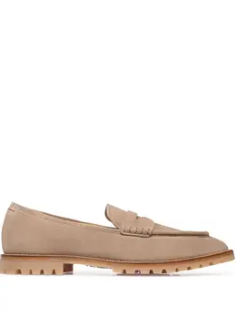 Bally: Бежевые туфли 