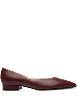 Bally: Бордовые туфли 