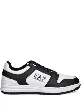 Ea7 Emporio Armani: Чёрные кроссовки 