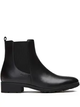 Bally: Чёрные ботинки 