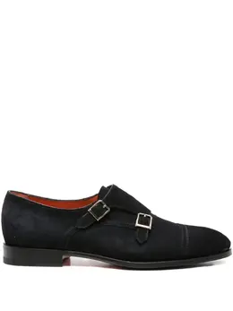 Santoni: Синие туфли 