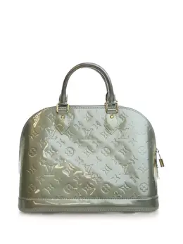 Louis Vuitton Pre-Owned: Зелёная сумка 
