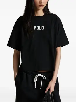 Polo Ralph Lauren: Чёрная футболка 