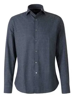 Canali: Синяя рубашка 