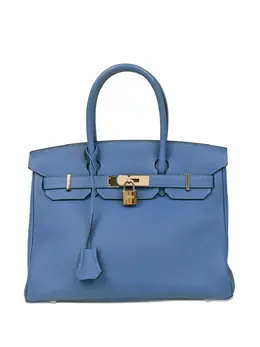 Hermès Pre-Owned: Голубая сумка 