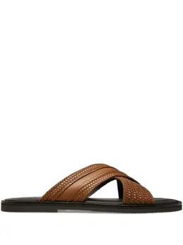 Bally: Коричневые сандалии 