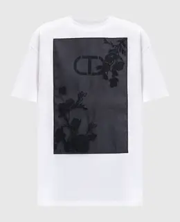 Twinset: Белая футболка 
