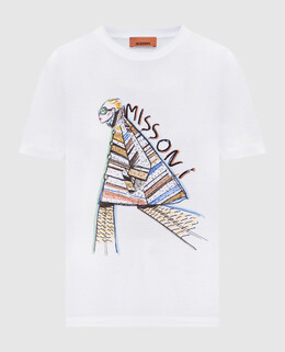Missoni: Белая футболка 