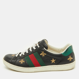 Gucci: Чёрные кроссовки  Ace