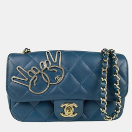 Chanel: Синяя сумка 