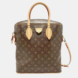 Louis Vuitton: Коричневая сумка 