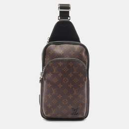 Louis Vuitton: Коричневая сумка 