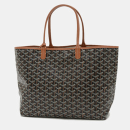Goyard: Коричневая сумка-шоппер 