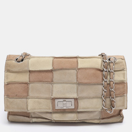 Chanel: Бежевая сумка 