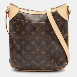 Louis Vuitton: Коричневая сумка 