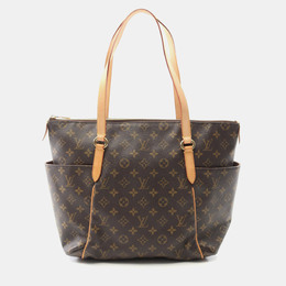 Louis Vuitton: Коричневая сумка-шоппер 