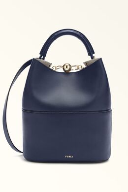 Furla: Синяя сумка 