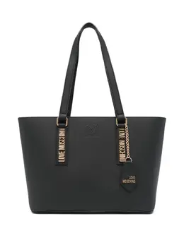 Love Moschino: Чёрная сумка-шоппер 