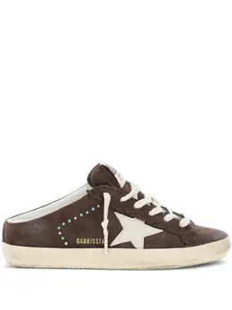 Golden Goose: Коричневые кроссовки  Super Star