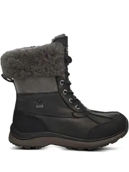 UGG: Чёрные ботинки 