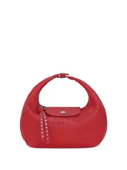 Longchamp: Красная сумка  Le Pliage