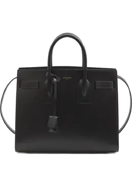 Saint Laurent: Чёрная сумка-шоппер  Sac de Jour