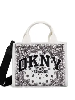 DKNY: Сумка-шоппер с принтом 