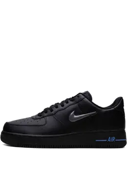 Nike: Тёмные кроссовки  Air Force 1
