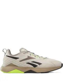 Reebok: Бежевые кроссовки 
