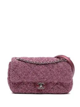 CHANEL Pre-Owned: Розовая сумка через плечо 