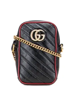 Gucci Pre-Owned: Чёрная сумка через плечо 