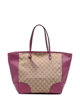 Gucci Pre-Owned: Фиолетовая сумка-шоппер 