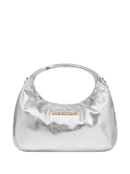 Love Moschino: Серебристая сумка 