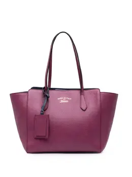 Gucci Pre-Owned: Фиолетовая сумка-шоппер 