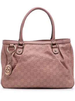 Gucci Pre-Owned: Розовая сумка-шоппер 