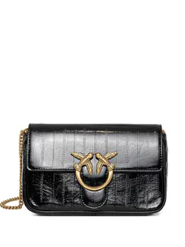 PINKO: Чёрная сумка через плечо 