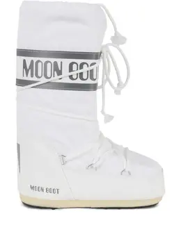 Moon Boot: Белые ботинки 