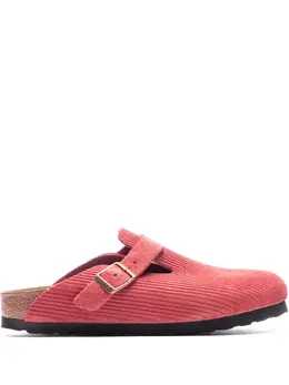 Birkenstock: Красные сабо  Boston