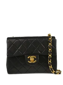 CHANEL Pre-Owned: Чёрная сумка 