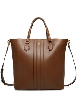 Bally: Коричневая сумка-шоппер 