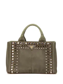 Prada Pre-Owned: Зелёная сумка 