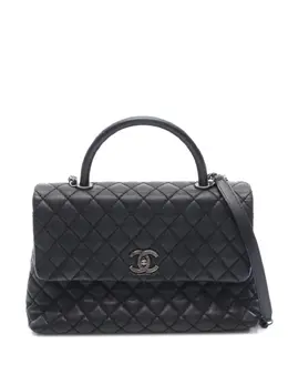 CHANEL Pre-Owned: Чёрная сумка 
