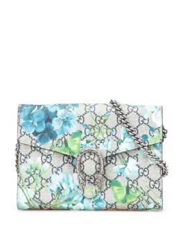 Gucci Pre-Owned: Кошелёк с растительным принтом 