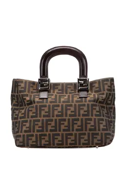 Fendi Pre-Owned: Коричневая сумка-шоппер 